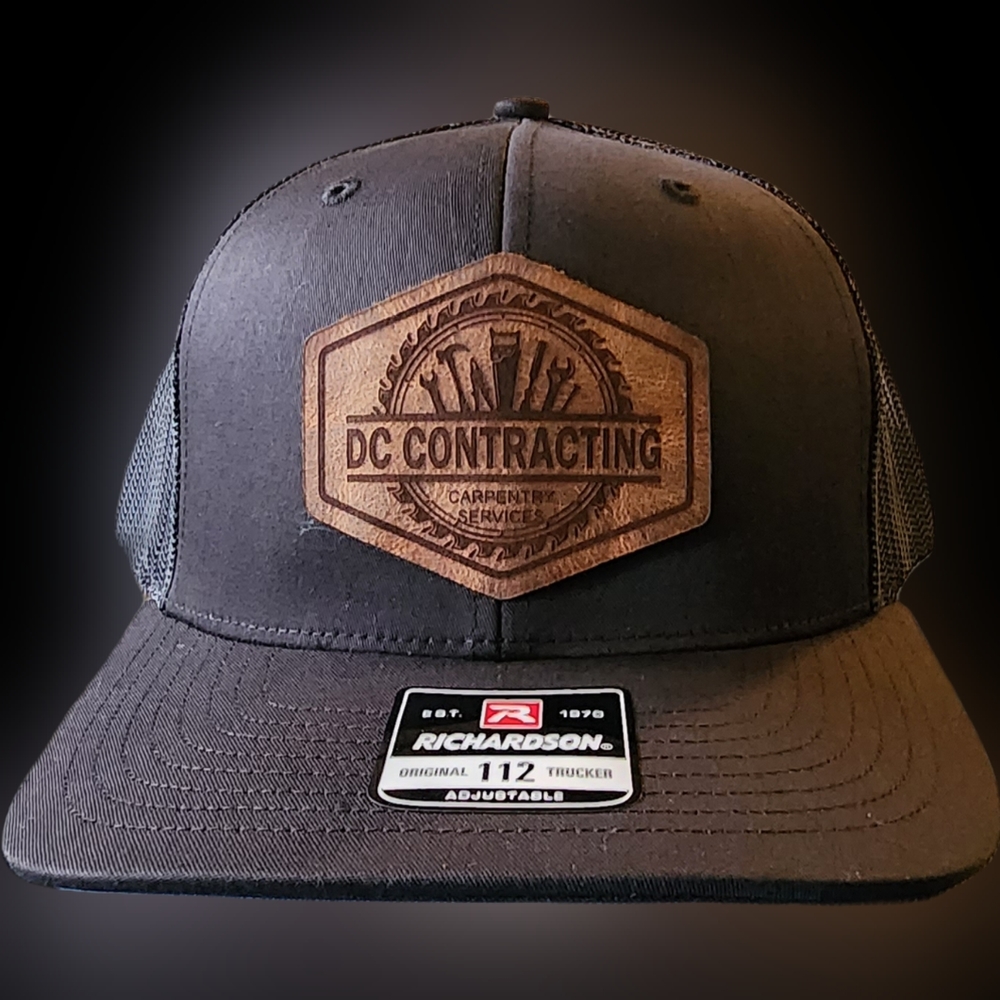 Custom Leather Patch Hat